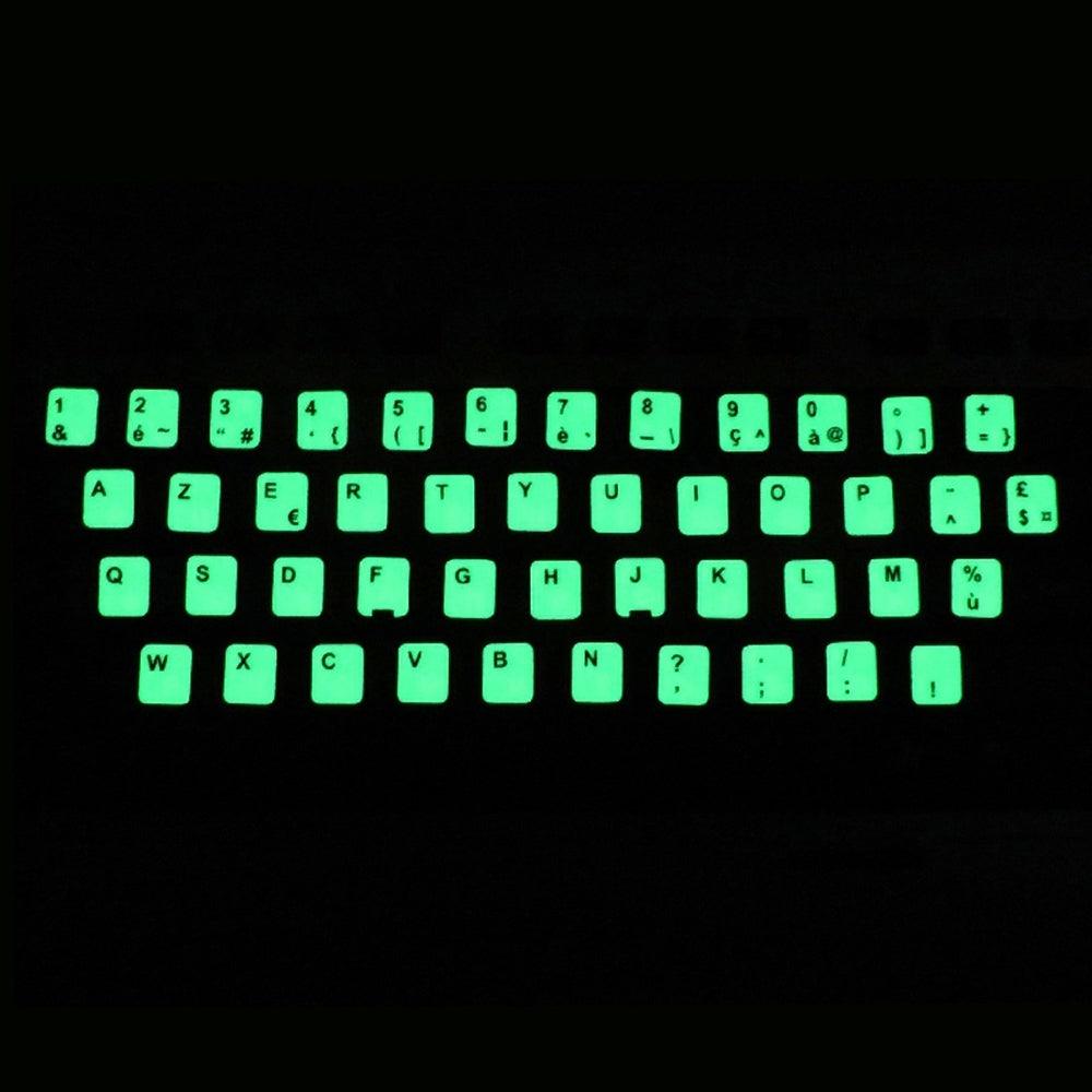 Fluorescent Keyboard Cover Stickers Luminous Waterproof Keyboard Protective Film for Laptop Desktop PC - MRSLM