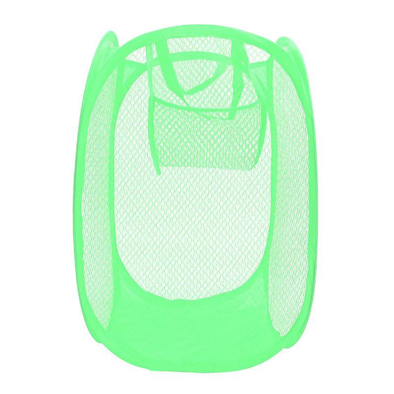 KC-0916 Mesh Pop Up Laundry Hamper Foldable Laundry Basket Household Clothing Organizer - MRSLM