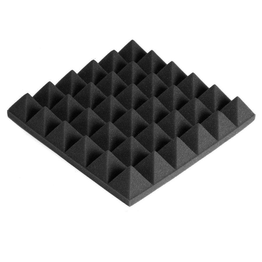 24PCS 300x300x50mm Soundproofing Foam Studio Acoustic Foam Soundproof Absorption Treatment Panel Tile Polyurethane Foam - MRSLM