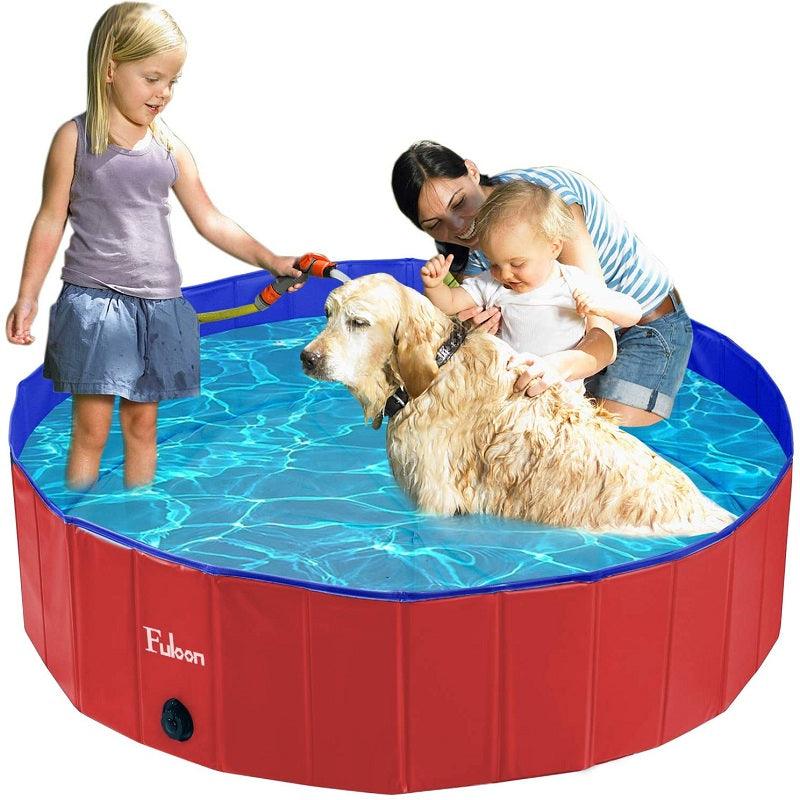 PVC Pet Pool Collapsible Dog Bath Tub Outdoor Portable Paddling Bath Cat Dog Cleaning Supplies - MRSLM