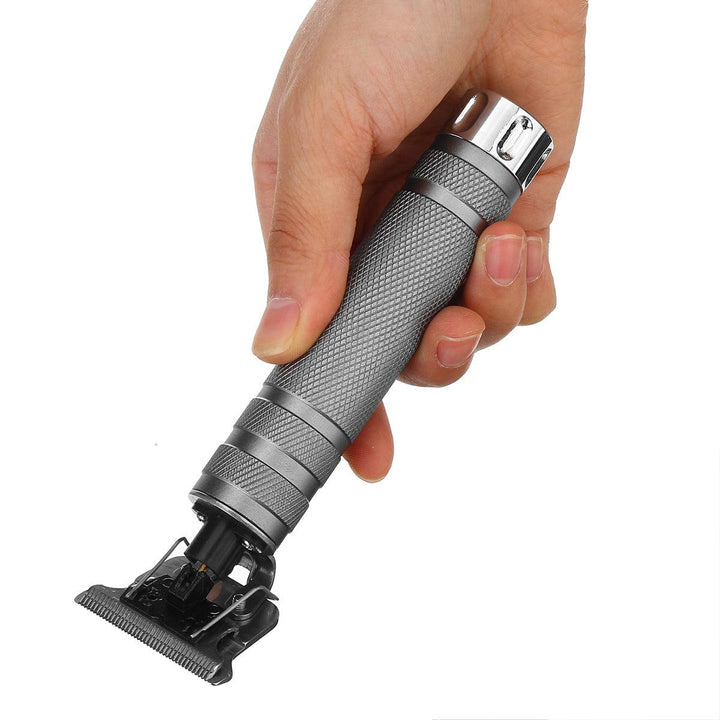 Men's Pro Electric Hair Clipper 1200mAh USB Rechargeable Oil Head Cutter Beard Shaver - MRSLM