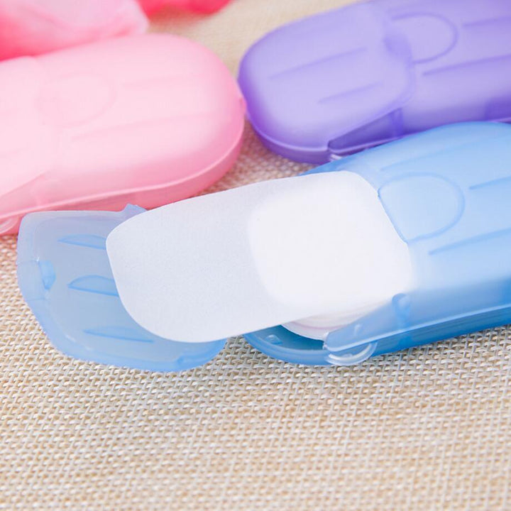 Portable Hand-Washing Soap Paper (5 Packs/100 Sheets) - MRSLM