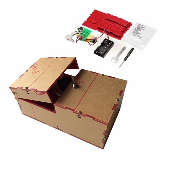 Useless Box DIY Kit Useless Machine Birthday Gift Toys Geek Gadget Fun Office Home Desk Decor - MRSLM