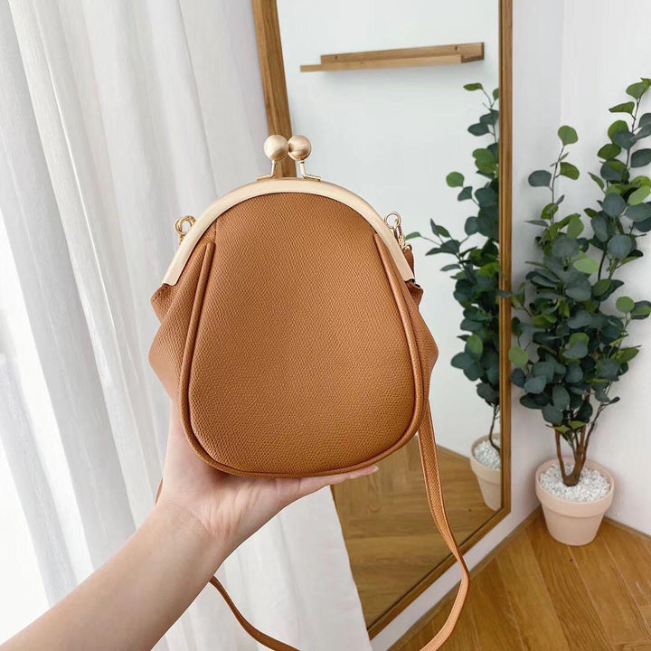 Small Round Women's Simple And Versatile One-shoulder Messenger Bag - MRSLM