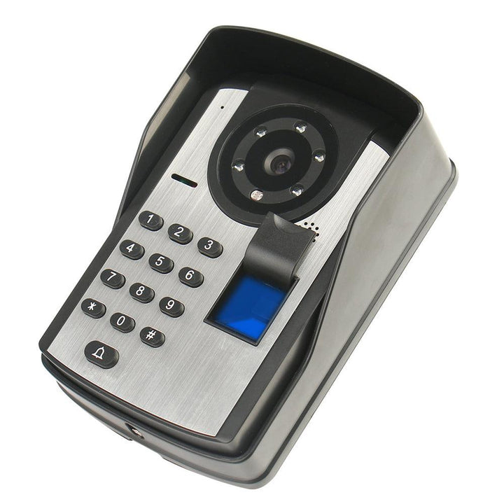 ENNIO 815FD11 7 inch TFT Color Video Door Phone Intercom Doorbell Keypad Home Security Camera Monitor Night Vision System - MRSLM