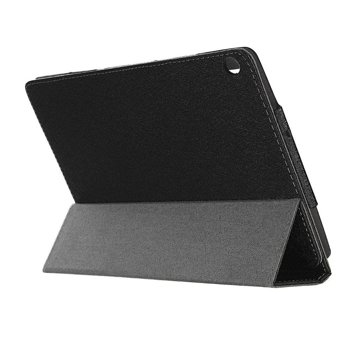 PU Leather Folding Stand Case Cover for 10.1 Inch Huawei MediaPad M3 Lite 10 Tablet - MRSLM