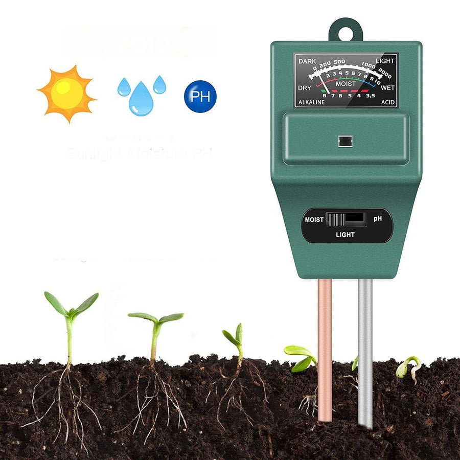 KC-SMT100 3 in 1 PH Sunlight Hydroponics Analyzer Smart Wood Soil Moisture Meter Sensor Kit - MRSLM
