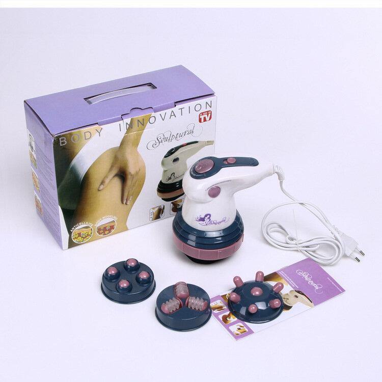7pcs Infrared Electric Full Body Massager Slimming Equipment Anti-cellulite Machine With 4 Heads - MRSLM