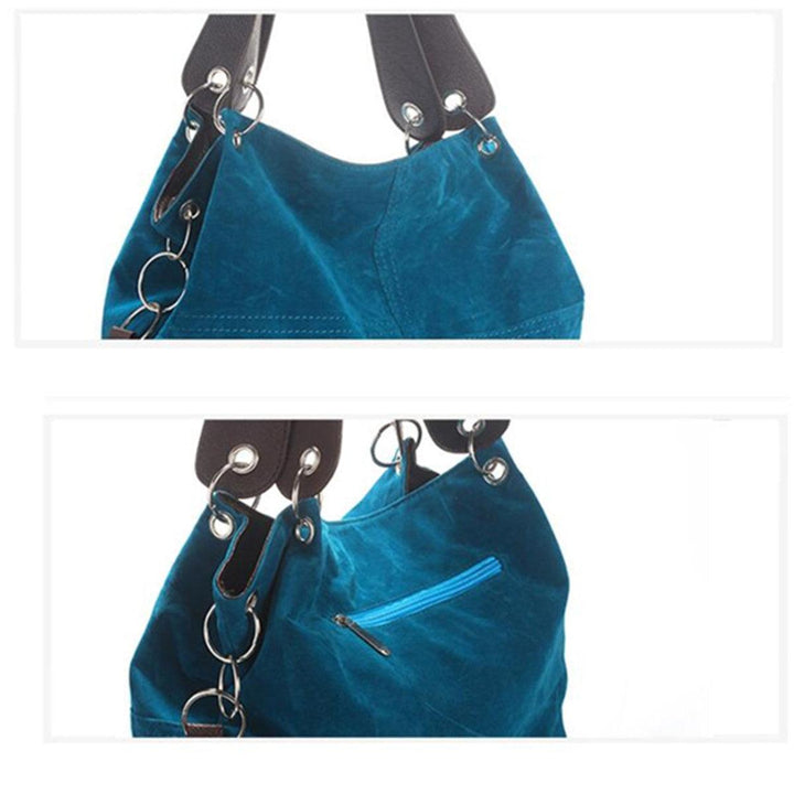 Fashion Women Lady Flannel Handbag Shoulder Bag Crossbody Messenger Tote Purse - MRSLM