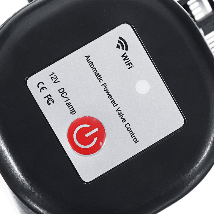 Smart WiFi Water Valve Controller Shutoff Home Automatic Detection Manipulator Black - MRSLM