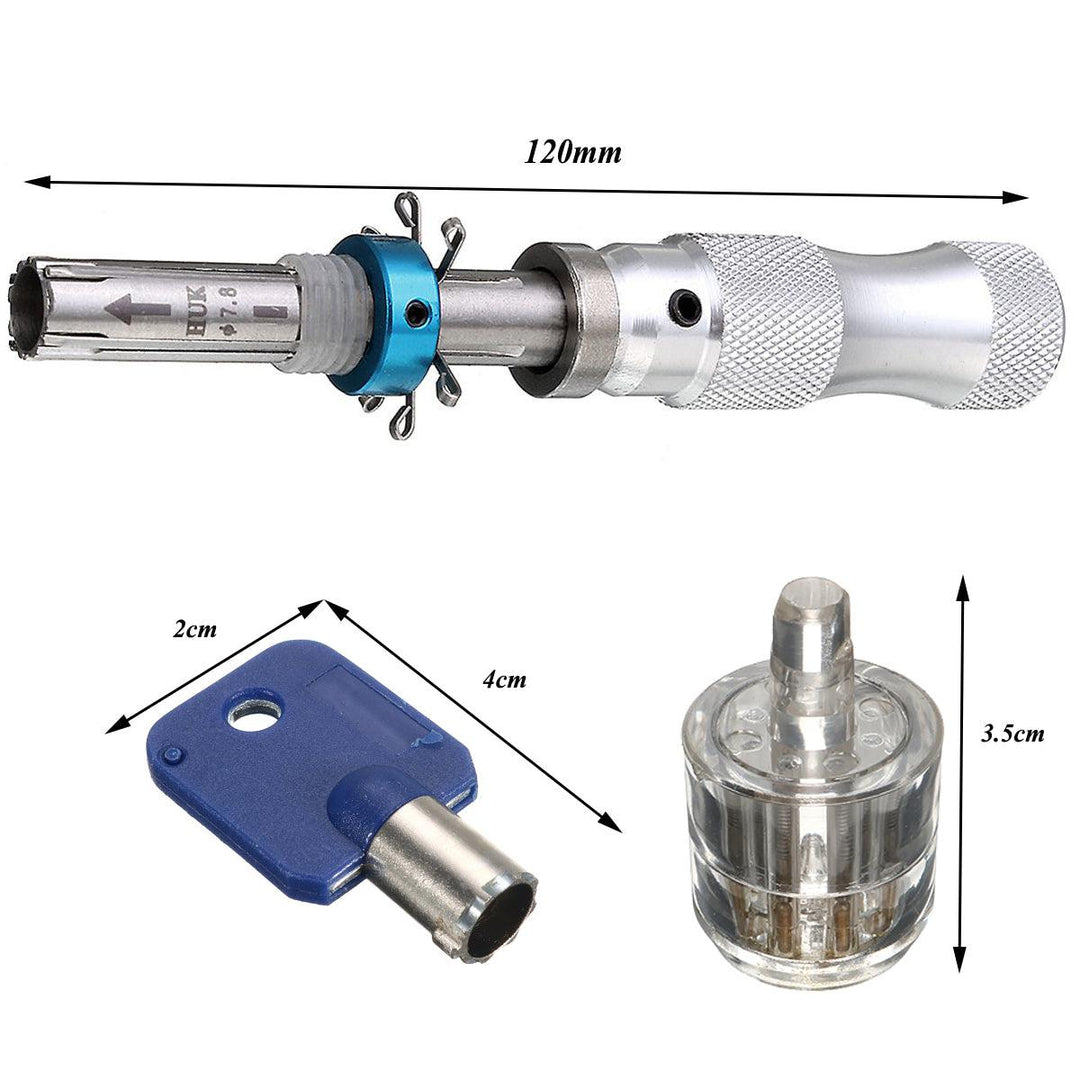 Cylinder Locksmith Repair Tool 3Pcs 7Pin Tubular Pick Tool Car & Vehicle Accessories - MRSLM