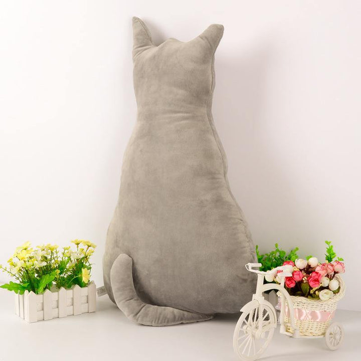 KC Super Cute Soft Plush Cat Back Sofa Pillow Cushion Stuffed Animal Doll Pillows - MRSLM