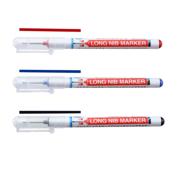 20mm Multifunction Woodworking Long Nib Marker Pen Hardware Wood Depth Marker Pens - MRSLM