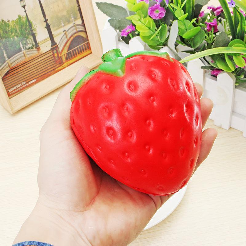Squishy Strawberry Jumbo 11.5cm Slow Rising Soft Fruit Collection Gift Decor Toy - MRSLM