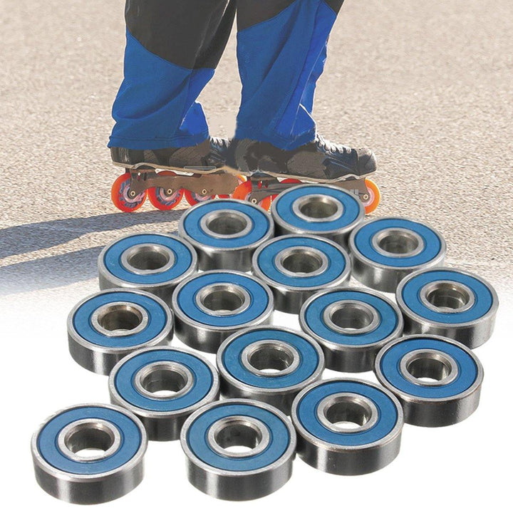 100pcs 608RS Bearing ABEC-9 Ball Bearing Carbon Steel Skateboard Wheel Bearings - MRSLM