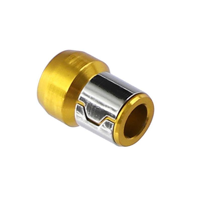 Drillpro Universal Magnetic Ring 6.35mm Screwdriver Bit Magnetic Ring Alloy Strong Magnetizer Screws Drill Bit - MRSLM