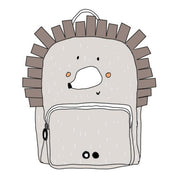 animal cartoon canvas school backpack, view 2 - MRSLM