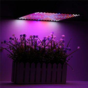 225LED Grow Light Blue & Red & White & Orange Lamp Ultrathin Panel Hydroponics Indoor Plant Veg Flower AC85-265V - MRSLM