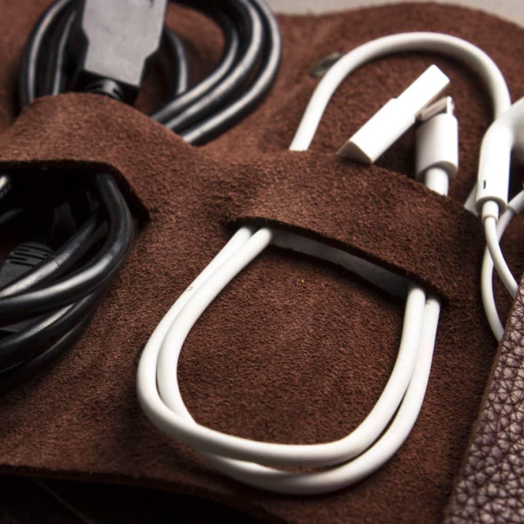 Brown Leather Cord Wrap - MRSLM