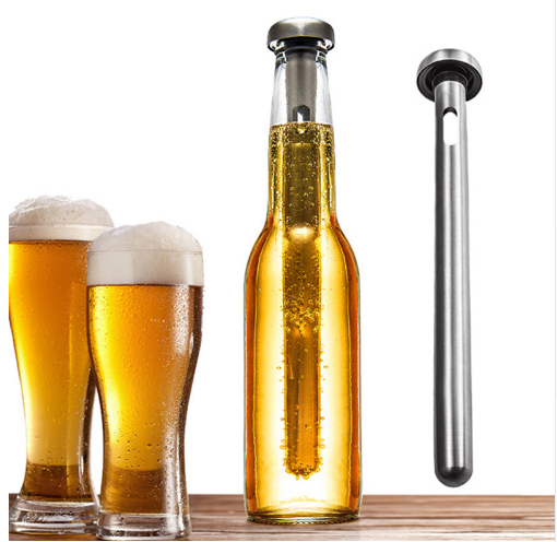 Chill Your Wine in Style with Stainless Steel Wine Cooling Rod - Wine Bottle Cooler Stick