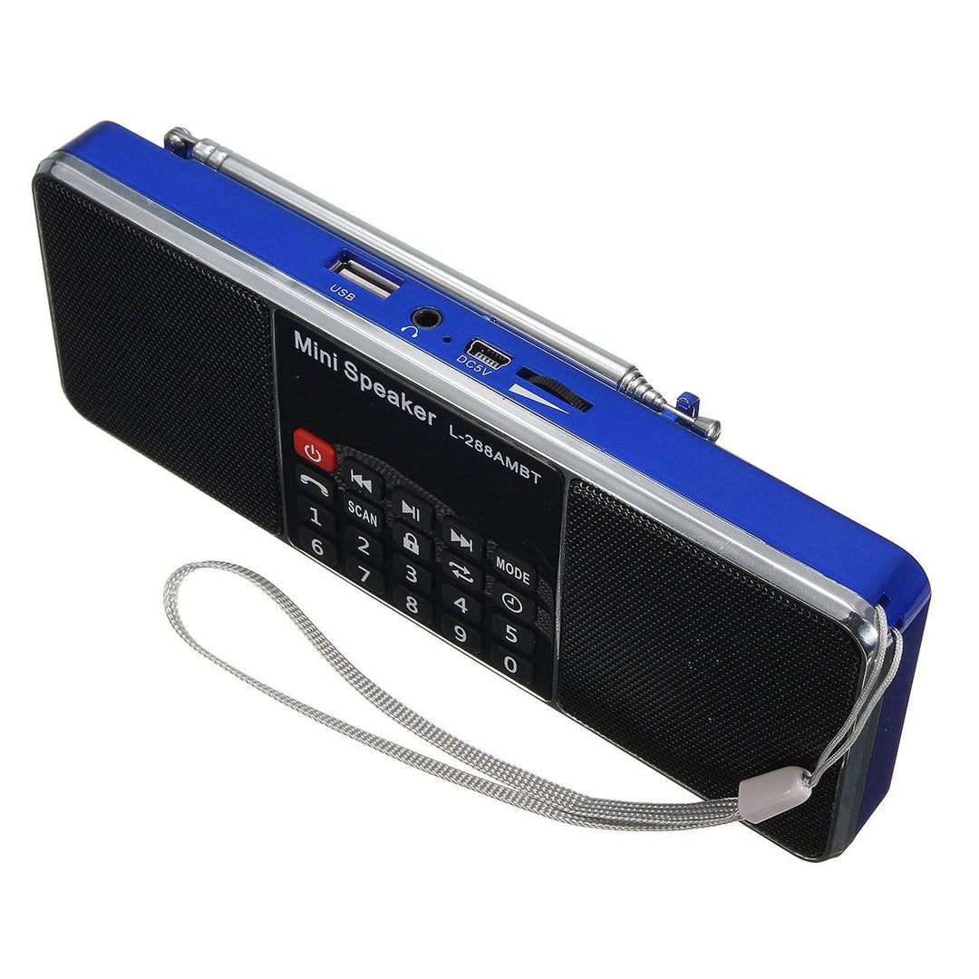 L-288 AMBT bluetooth Portable LCD FM/AM Radio Stereo Speaker MP3 Music Player Micro SD USB - MRSLM