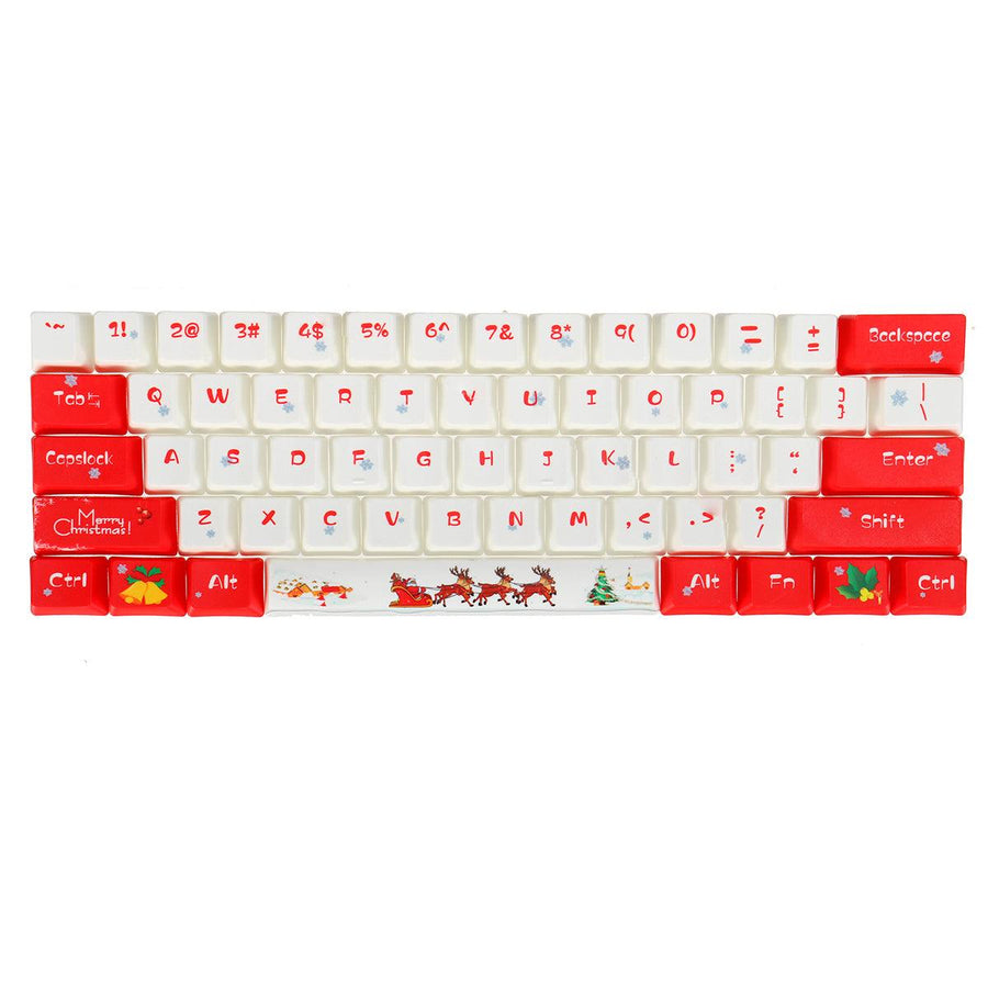 108 Keys Christmas Keycap Set OEM Profile PBT Dye-Sublimation Keycaps for Mechanical Keyboard - MRSLM