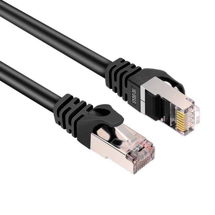 RJ45 CAT6 Ethernet Patch Internet Cable Gigabit Network Internet Cord 23AWG Black for PC Router Switch - MRSLM