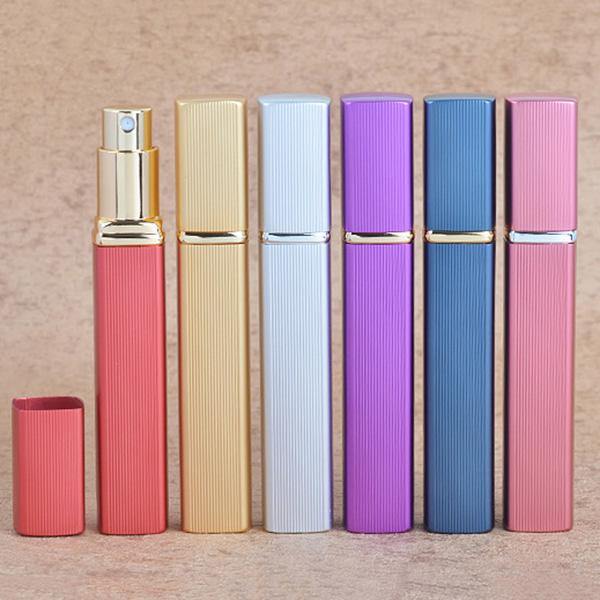 12ml Aluminum Portable Travel Perfume Atomizer Spray Refillable Bottles Cosmetic Container - MRSLM