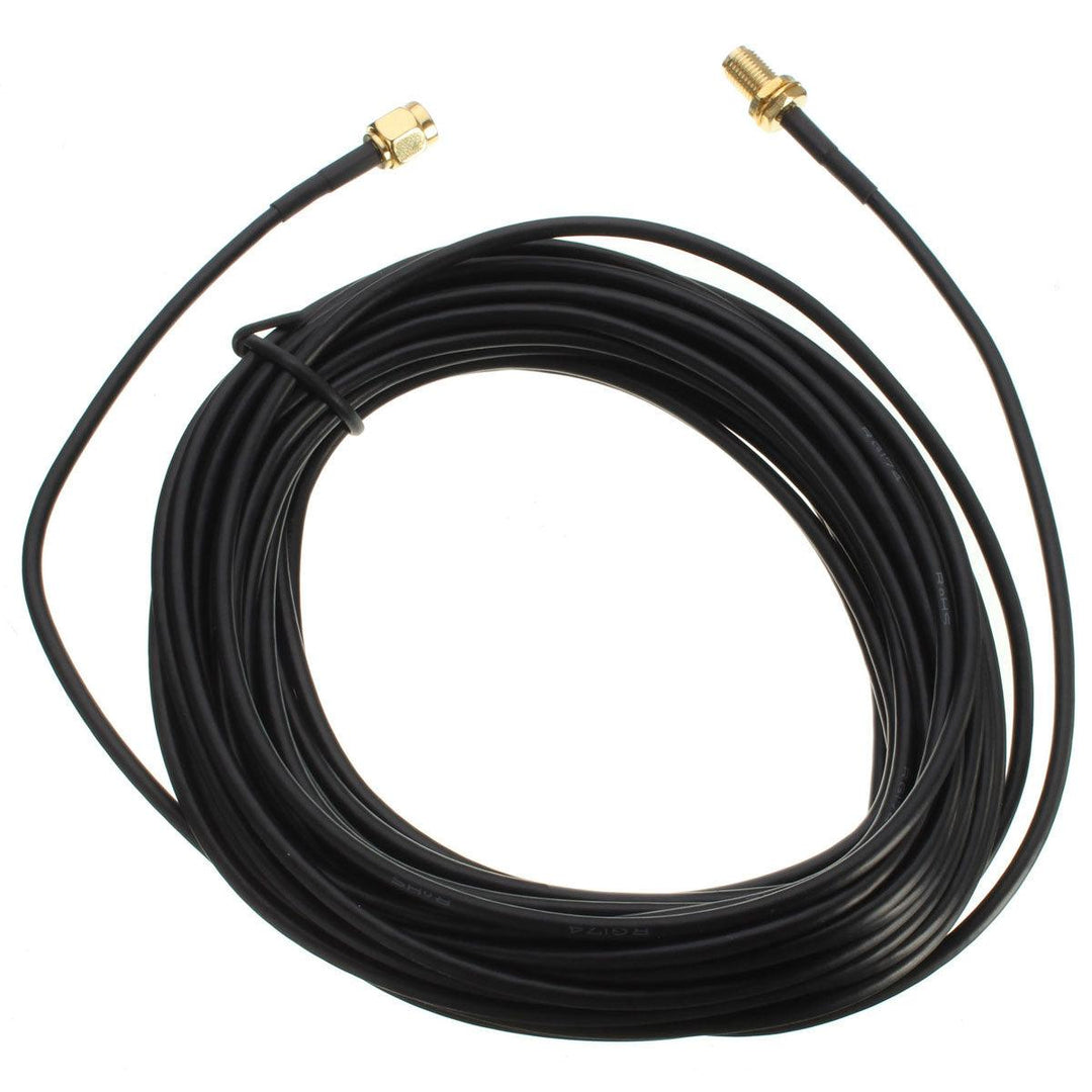 RG174 1M/5M RP-SMA Male to Female Wifi Antenna Extension Cable for Wireless Network Card Router AP - MRSLM