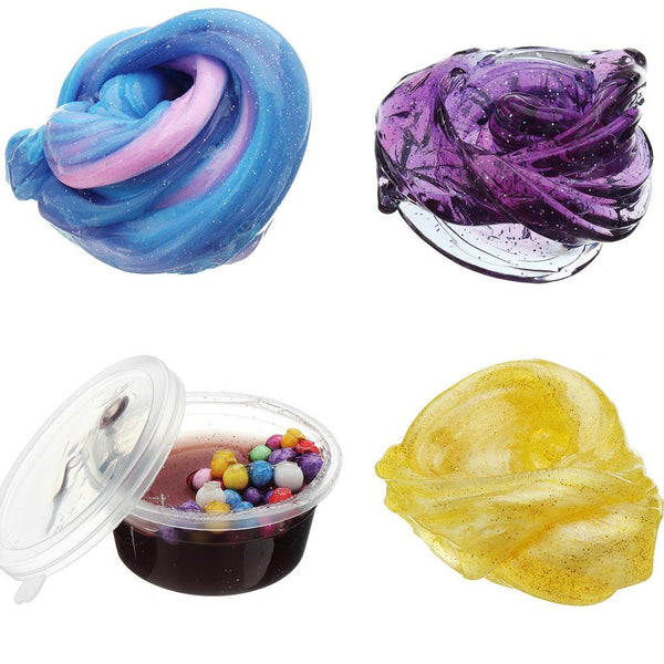 60ML Multicolor Mixed Cotton Plasticine Slime Mud DIY Gift Toy Stress Reliever - MRSLM