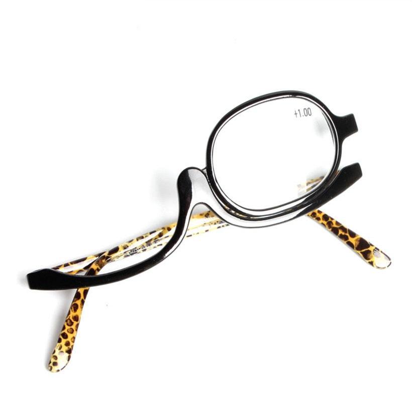 Rotating Makeup Glasses Magnifying Glasses Cosmetic Folding Eyeglasses Tools Kit - MRSLM