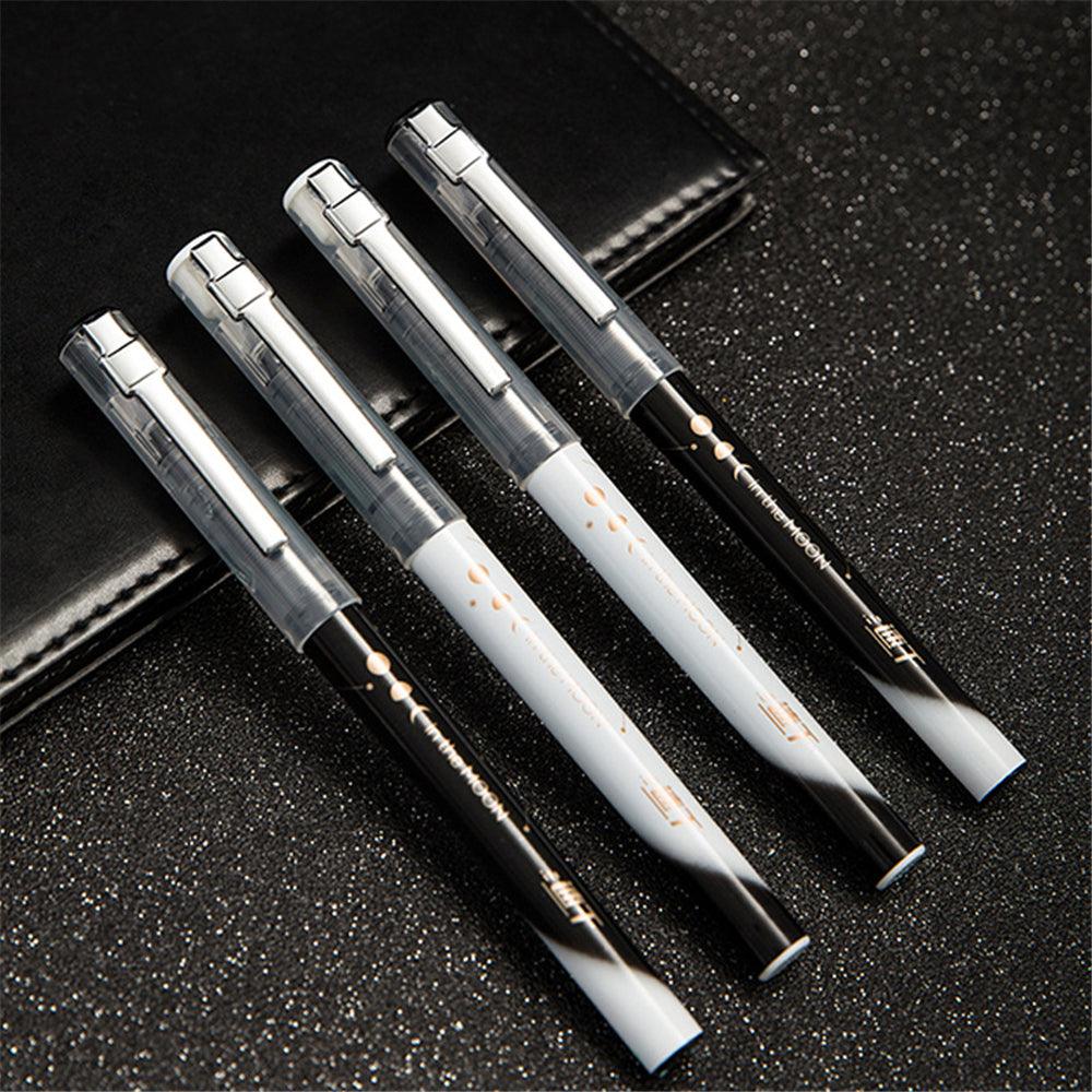 Deli 0.5mm Nib 3pcs Gel Pen Set Quick Dry Direct Liquid Large Capacity Business Signature Pen Stationery Office Supplies - MRSLM