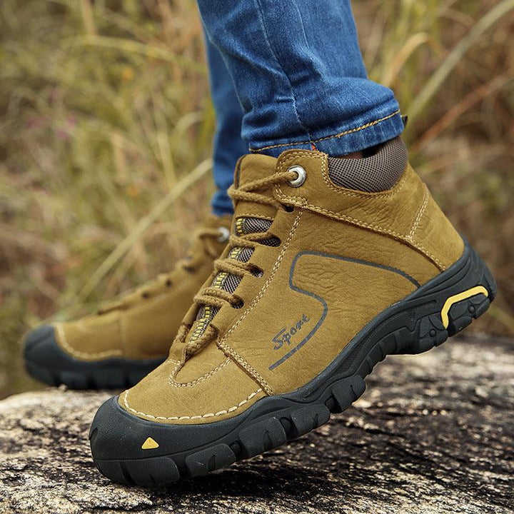 Men's Winter Plus Size Plus Velvet Warm Outdoor Shoes - MRSLM