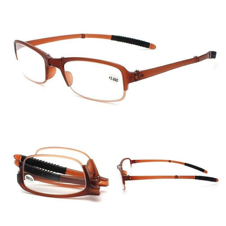 TR90 Soft Light Weight Folding Best Reading Glasses Magnifying Fatigue Relief - MRSLM