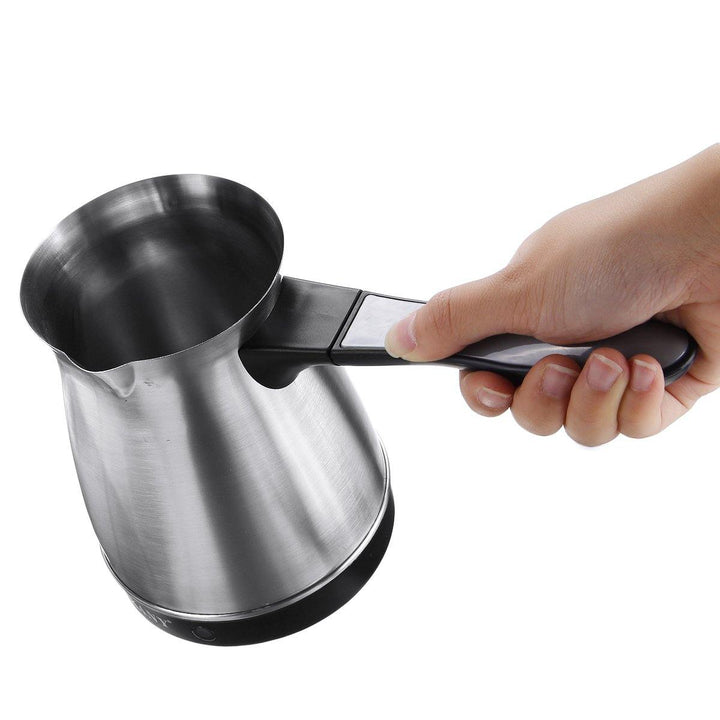 Electric Drip Coffee Maker Stainless Steel Pot Greek Turkish Espresso Percolator - MRSLM