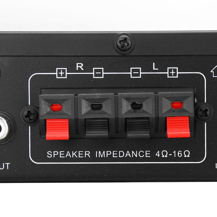 800W bluetooth HiFi Digital Power Amplifier Support MP3 TF USB DVD For Home Car (US Plug) - MRSLM