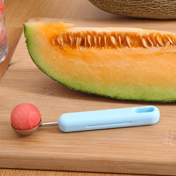Honana CF-SP02 2Pcs/set Fruits Scoops Peeler Spoon Cutter Melons Dig Ball Kitchen Gadget - MRSLM