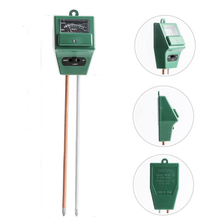 KC-SMT100 3 in 1 PH Sunlight Hydroponics Analyzer Smart Wood Soil Moisture Meter Sensor Kit - MRSLM