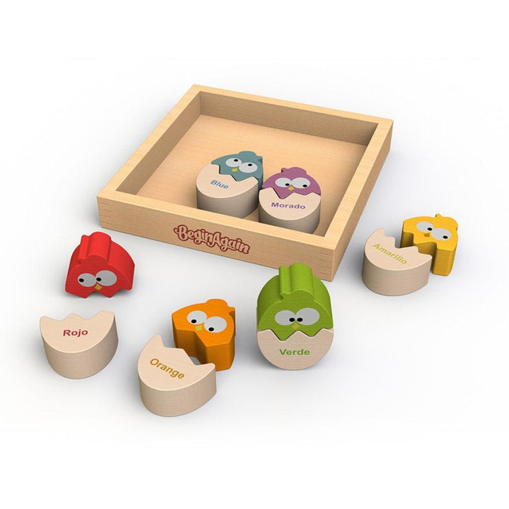 Color 'N Eggs Bilingual Matching Puzzle - MRSLM
