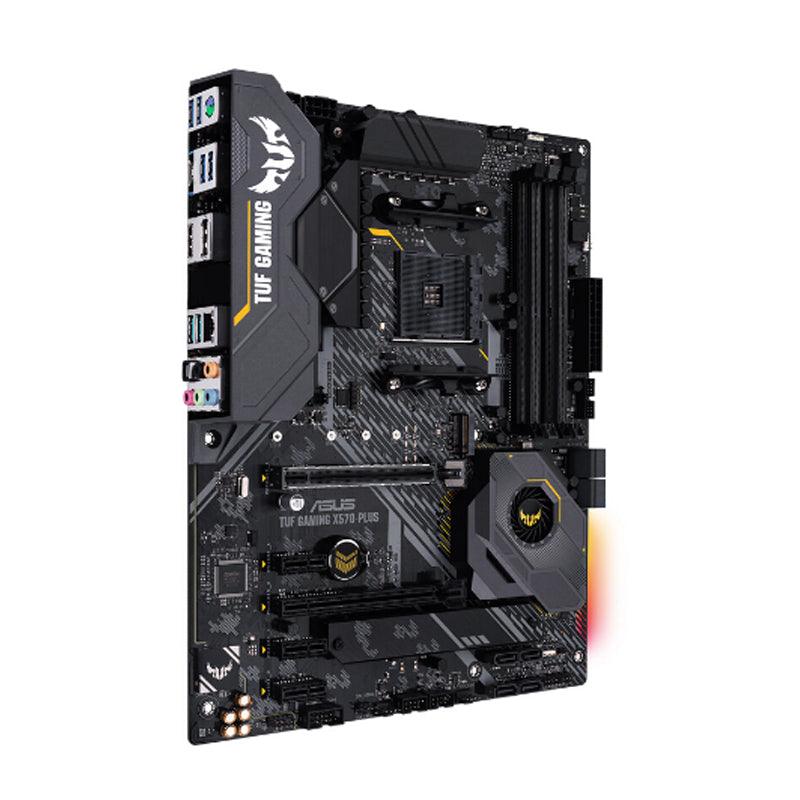 ASUS TUF X570-PLUS GAMING AMD X570 Chip ATX Motherboard Mainboard PCI-E 4.0 Dual M.2 RGB Lighting for AMD X570/Socket AM4 - MRSLM