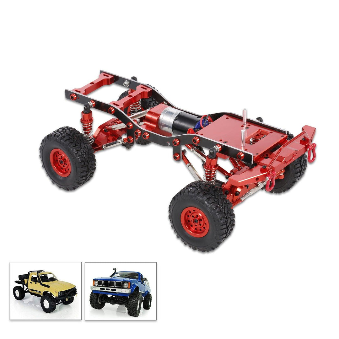 All Metal 4WD RC Car Frame For 1/16 WPL C24 C14 RC Car Without Electric Parts - MRSLM