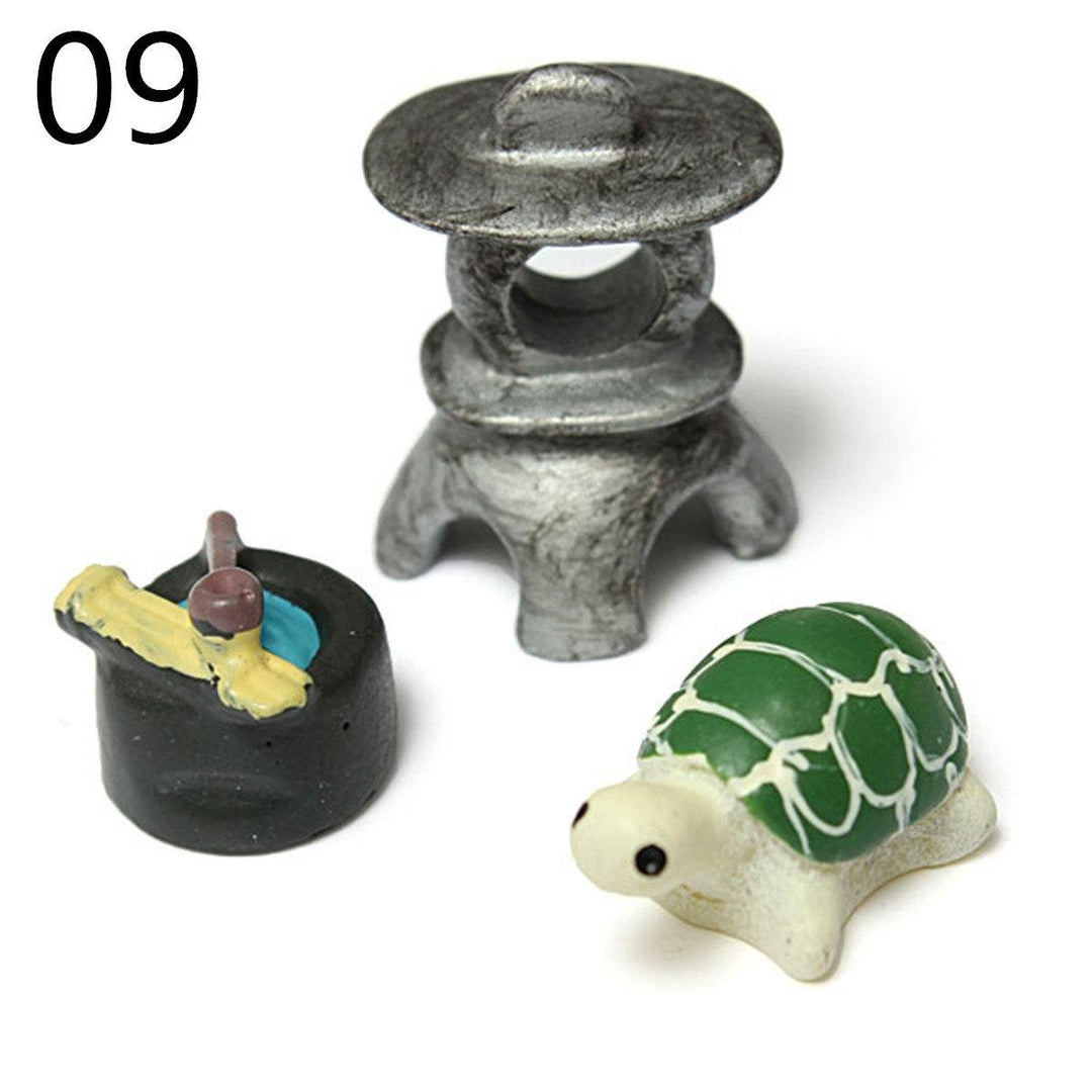 Miniatures Garden Decor Micro Landscape Ornaments Animals Furnitures Bonsai Decorations - MRSLM