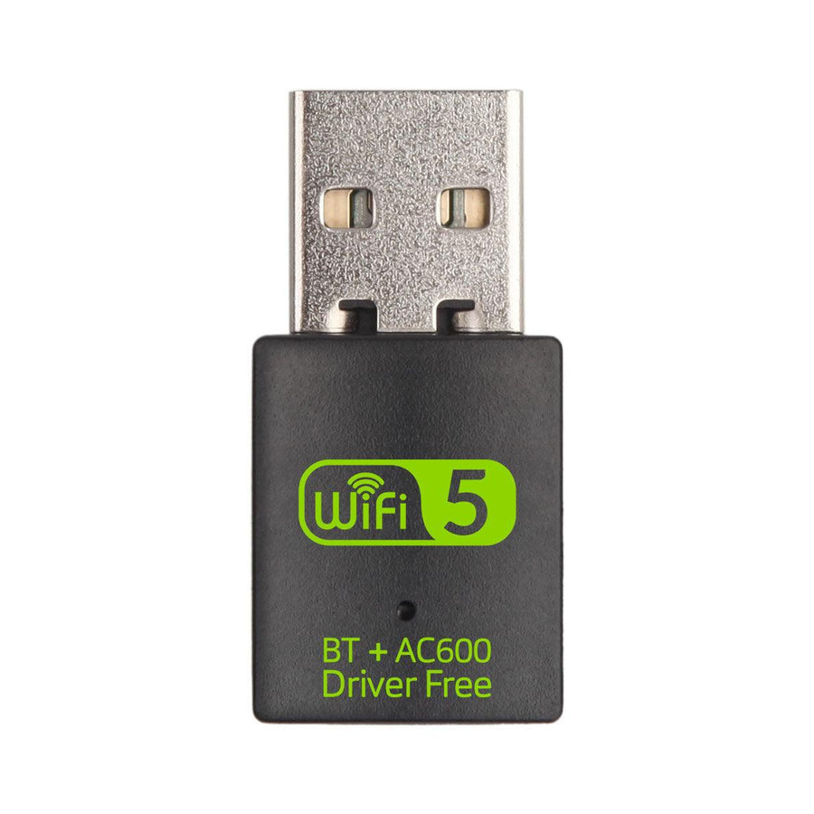 600M Dual Band Driver Free USB2.0 Wireless Networking Adapter WiFi 2 in 1 Wireless Network Card for Desktop - MRSLM