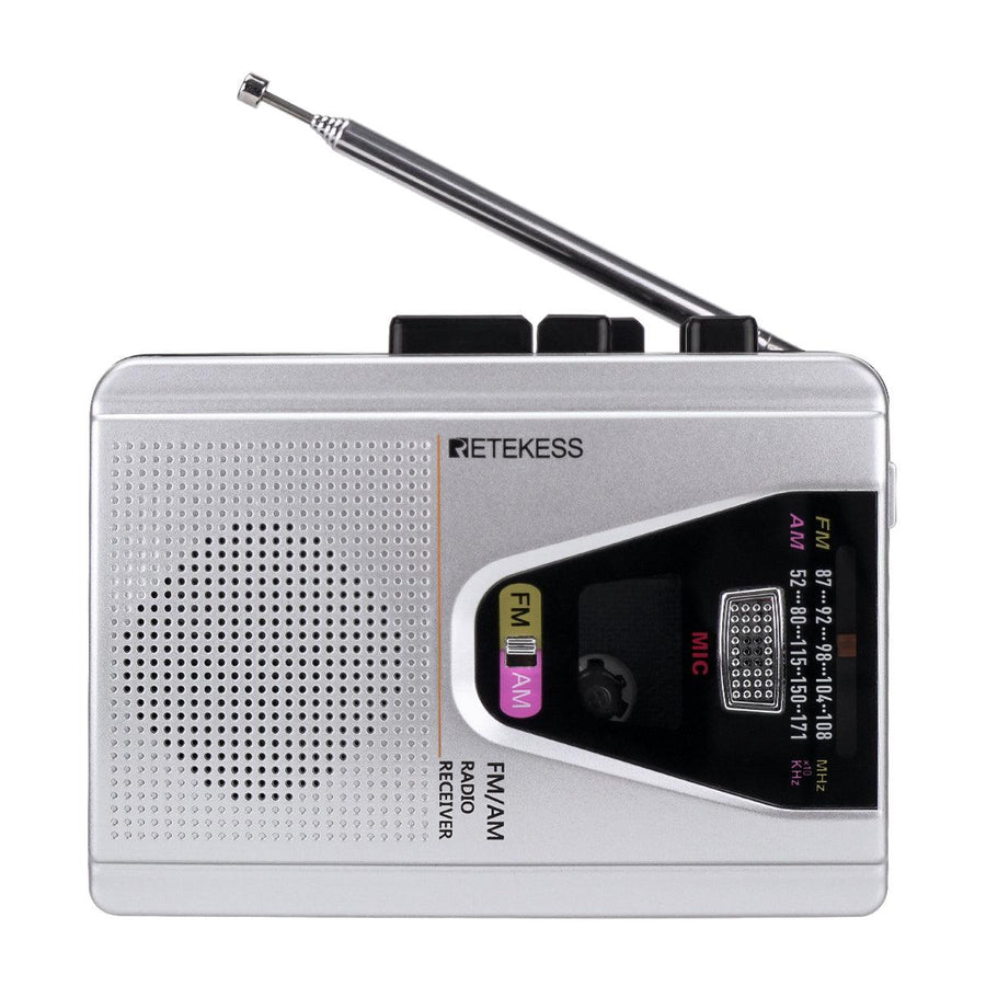 Retekess TR620 FM AM Radio with Cassette Playback Voice Recorder Tape Playback Loop Mode Switch - MRSLM