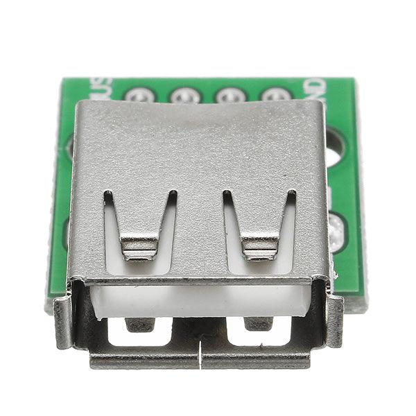 10pcs USB 2.0 Female Head Socket To DIP 2.54mm Pin 4P Adapter Board - MRSLM