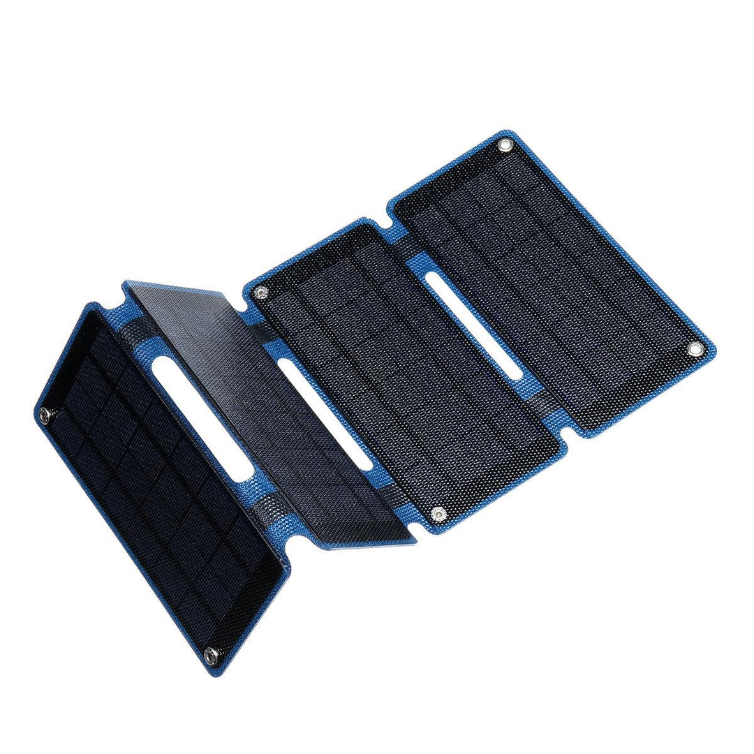 20W Foldable USB ETFE Sunpower Solar Panel Outdoor Camping Power Bank Charger - MRSLM