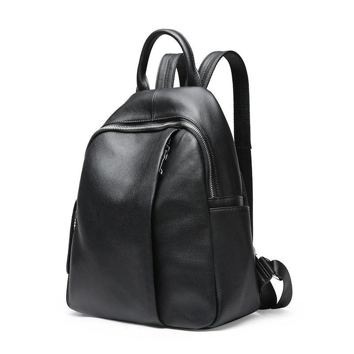 New Backpack Leather Handbags Tide Ins Wild Top Layer Cowhide Ladies Backpack Travel Handbags - MRSLM