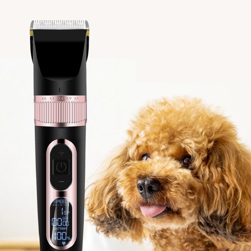 Professional Pet Cat Dog Grooming Thick Hair Clippers Trimmer Shaver Cordless - MRSLM