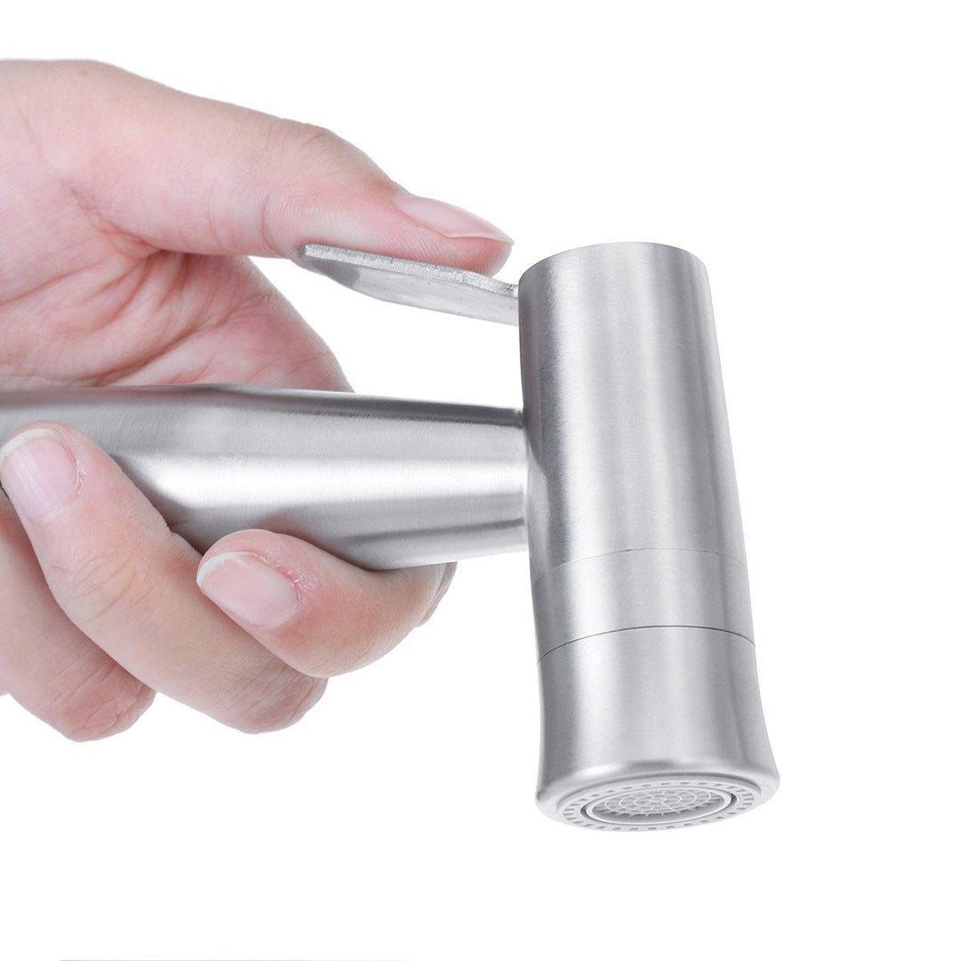 Toilet Handheld Bidet Sprayer Two Function Bidet Shower Faucet Stainless Steel - MRSLM