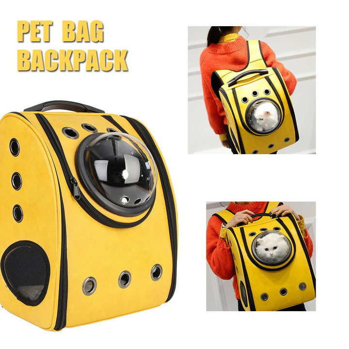 Astronaut Capsule Breathable Pet Puppy Cat Travel Bag Space Carrier Bag - MRSLM